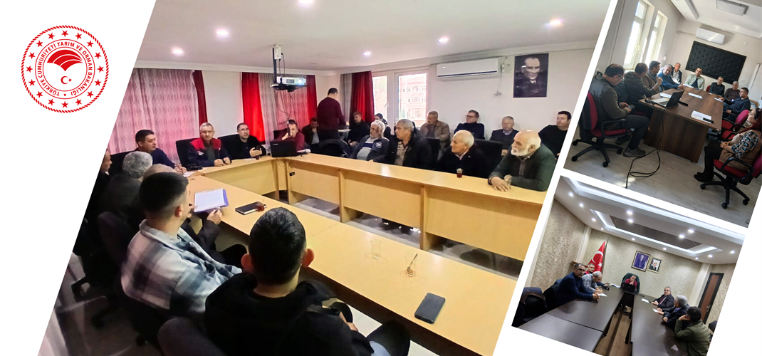 TARIMSAL AMAÇLI KOOPERATİFLERE YÖNELİK BİLGİLENDİRME TOPLANTILARI DÜZENLENDİ